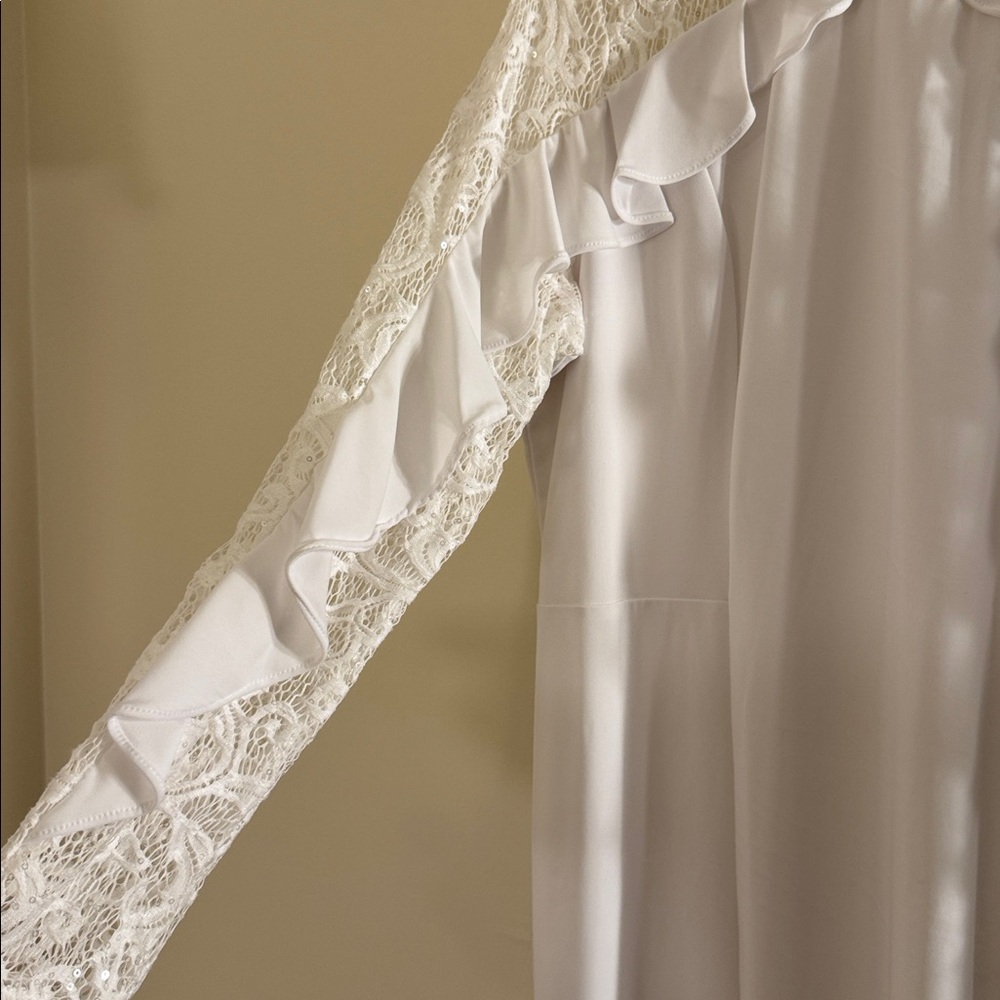 R&M Richards White Evening Dress - Picture 5 of 8